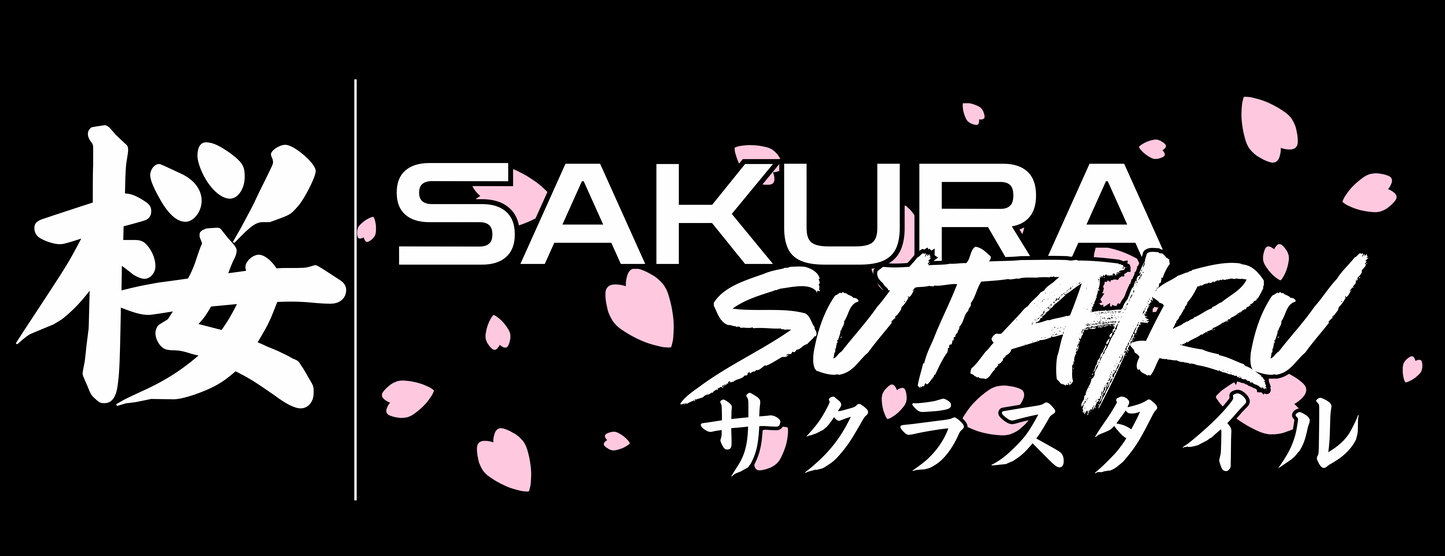 Sakura Sutairu Windscreen Banner