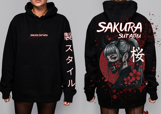 Midnight: Sakura Oni Hoodie