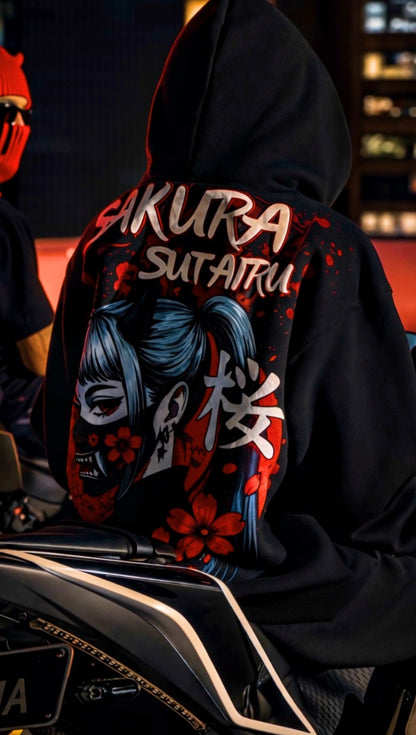 Midnight: Sakura Oni Hoodie